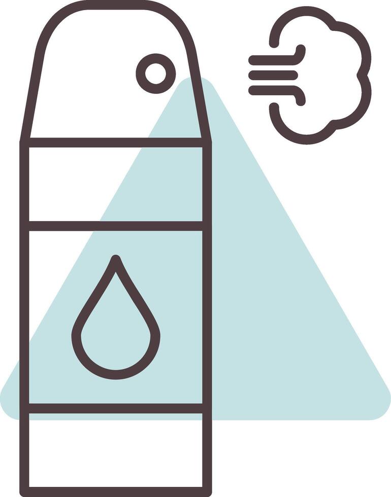 lucht luchtverfrisser lijn vorm kleuren icoon vector