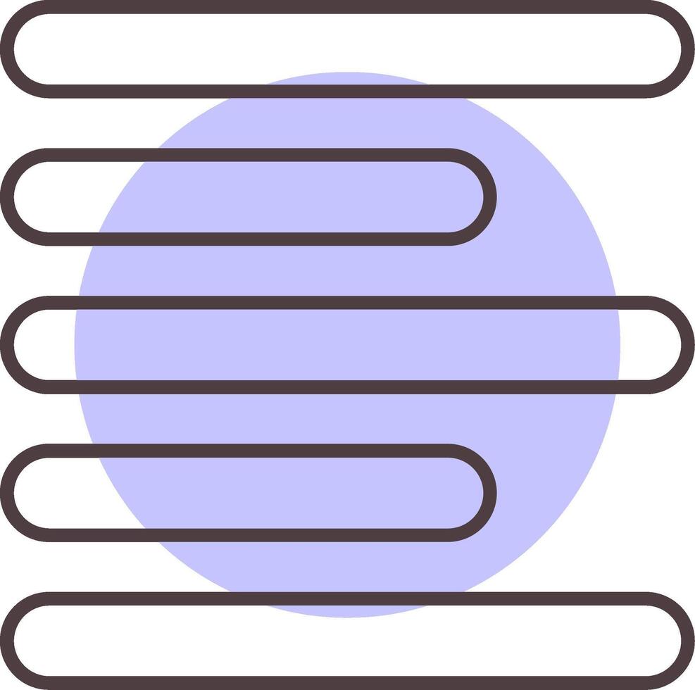 horizontaal links uitlijnen lijn vorm kleuren icoon vector