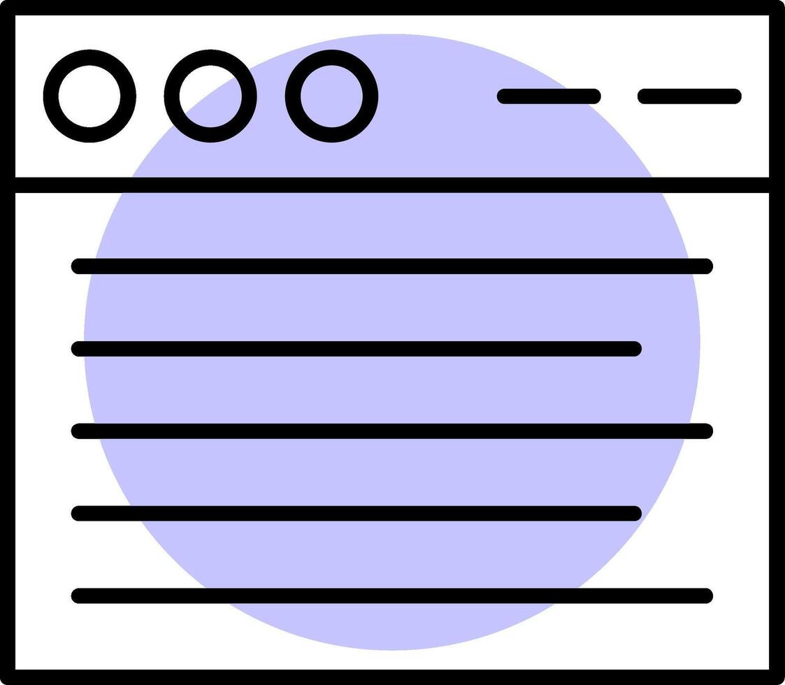 browser lijn vorm kleuren icoon vector