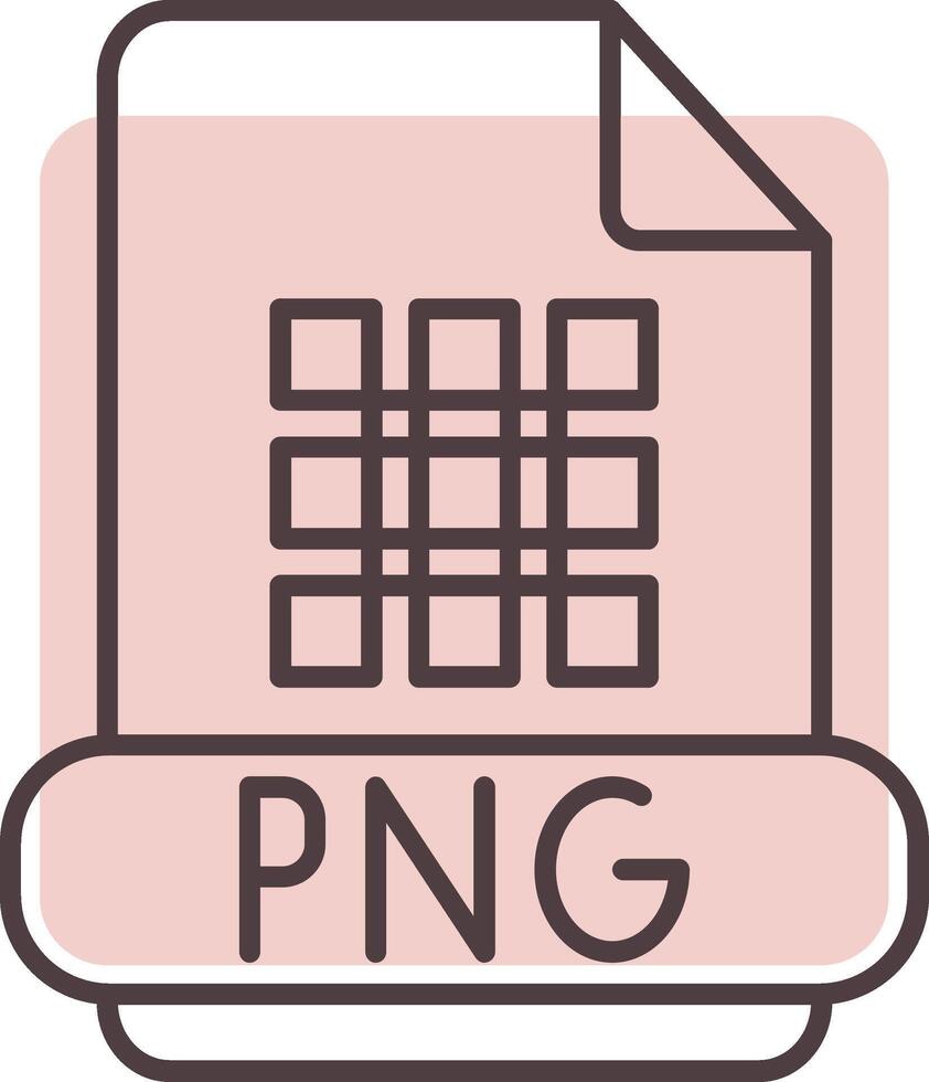 PNG lijn vorm kleuren icoon vector