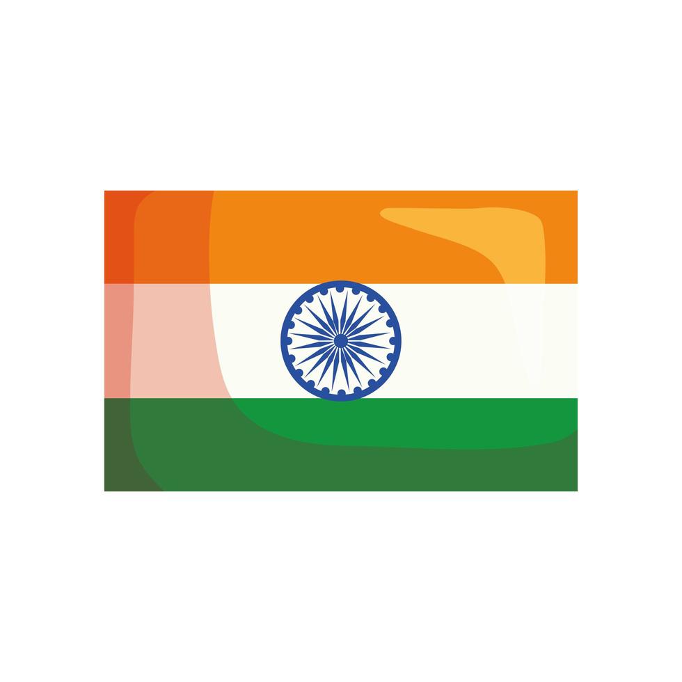Indiase nationale vlag vector