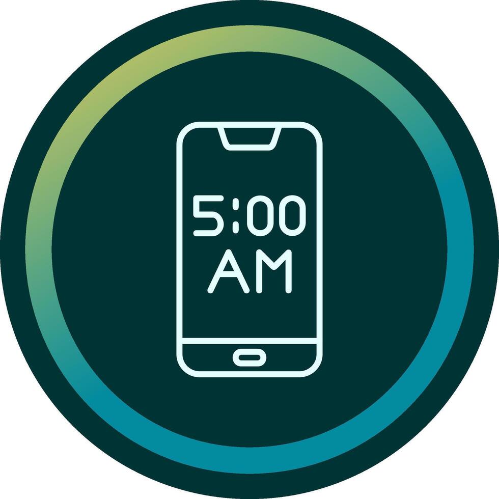 smartphone alarm vecto icoon vector