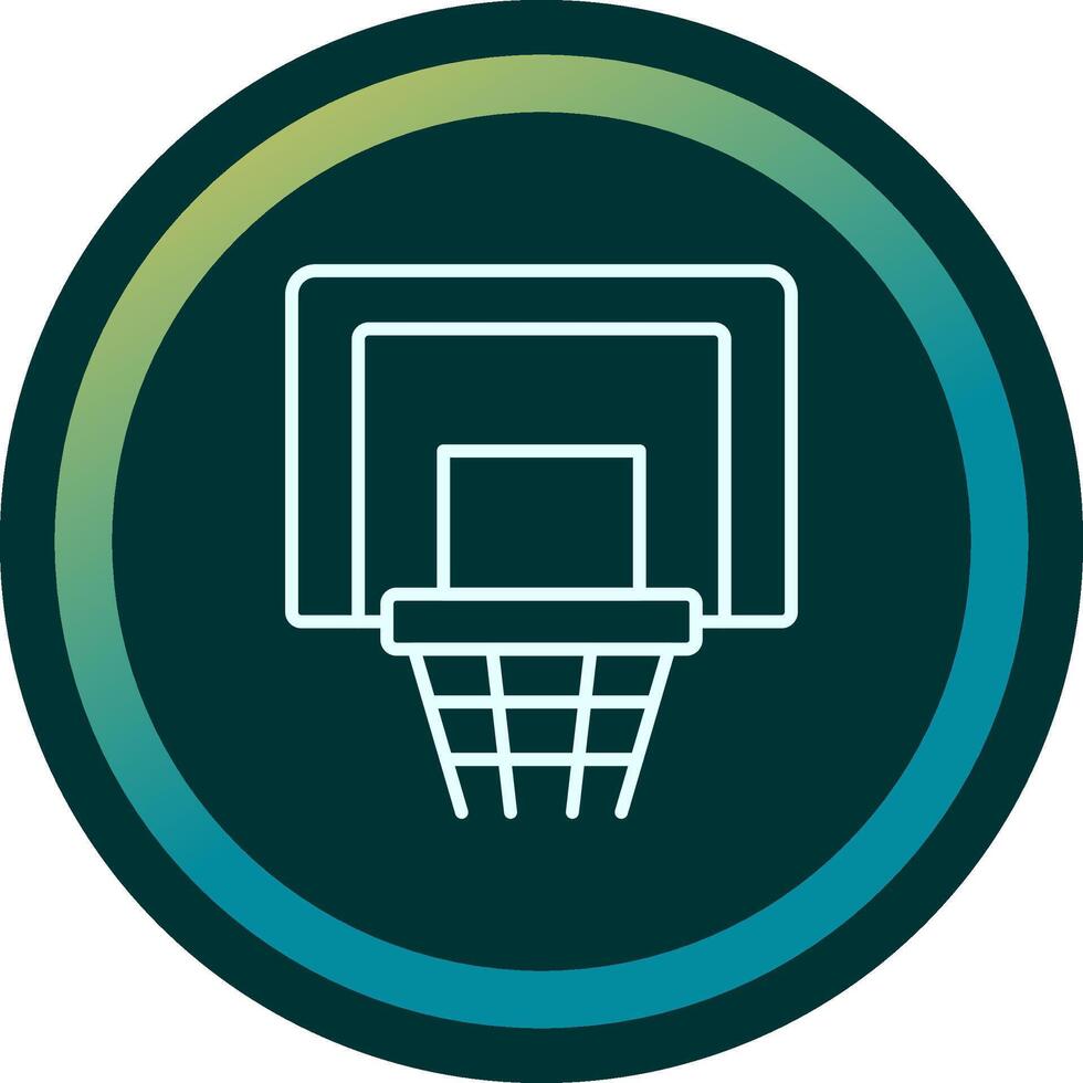 basketbal hoepel vecto icoon vector