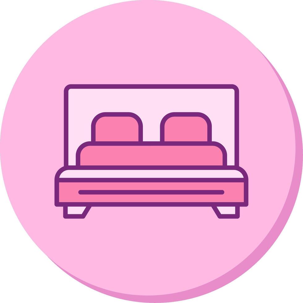 bed vecto icoon vector