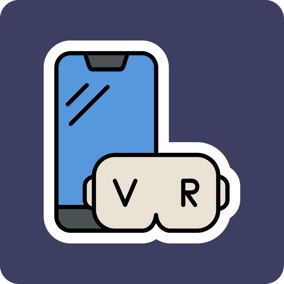 virtueel realiteit vecto icoon vector