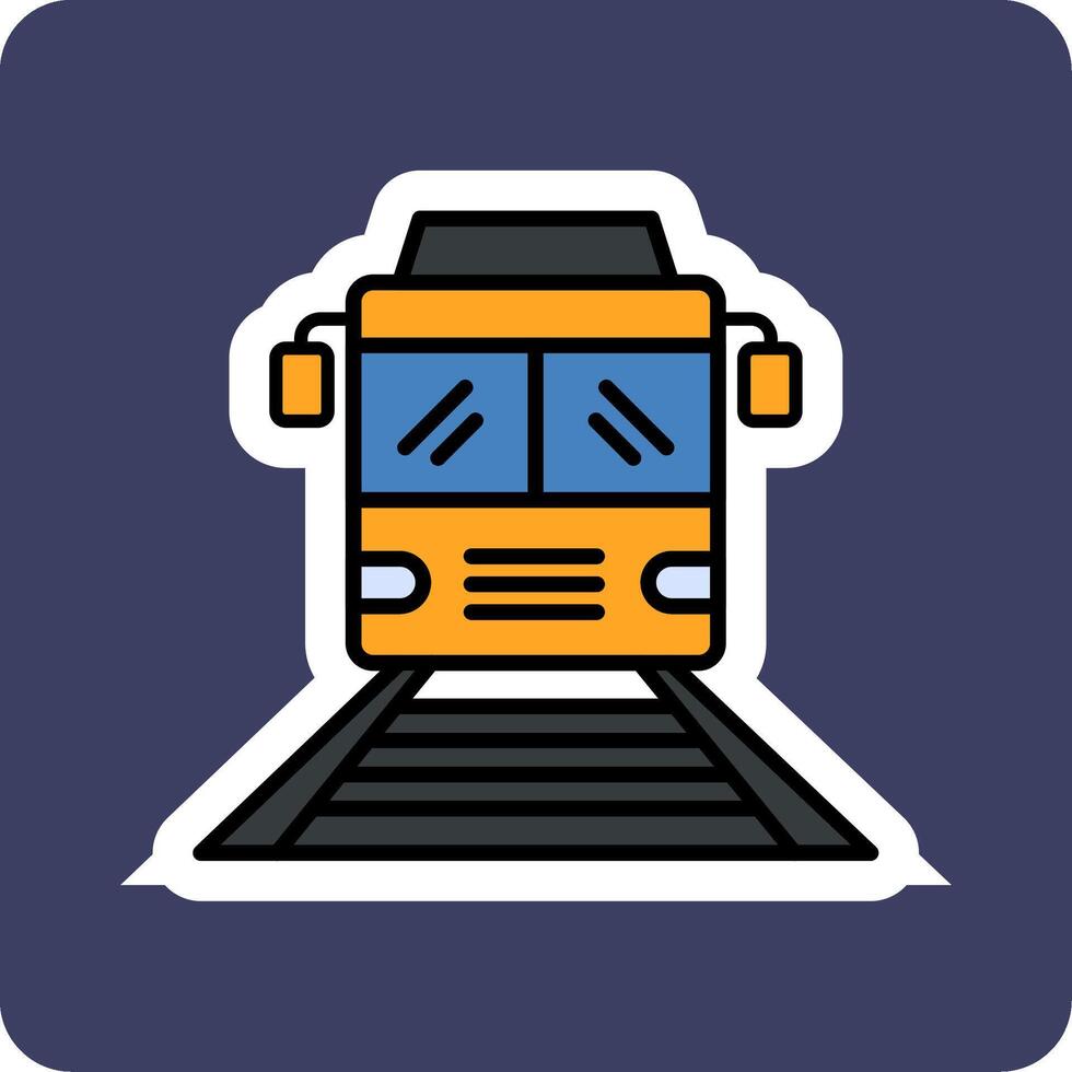 trein vecto icoon vector