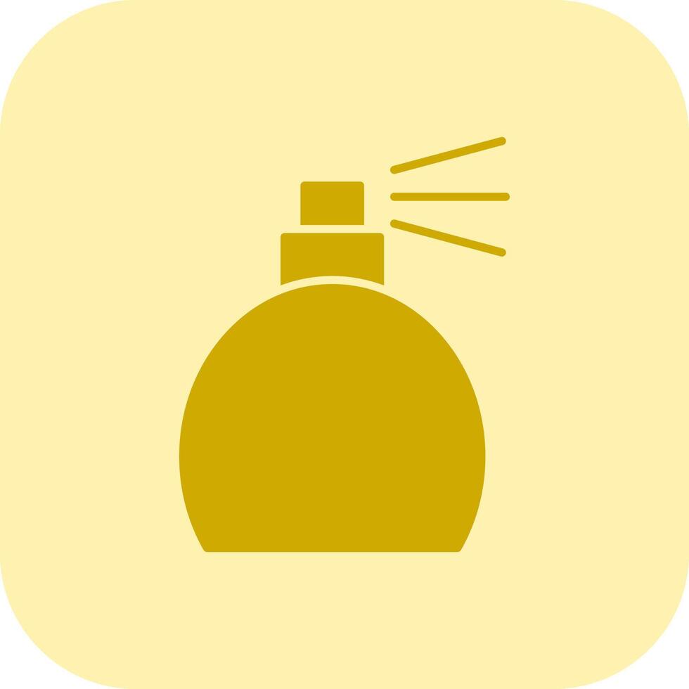 parfum fles glyph tritonus icoon vector