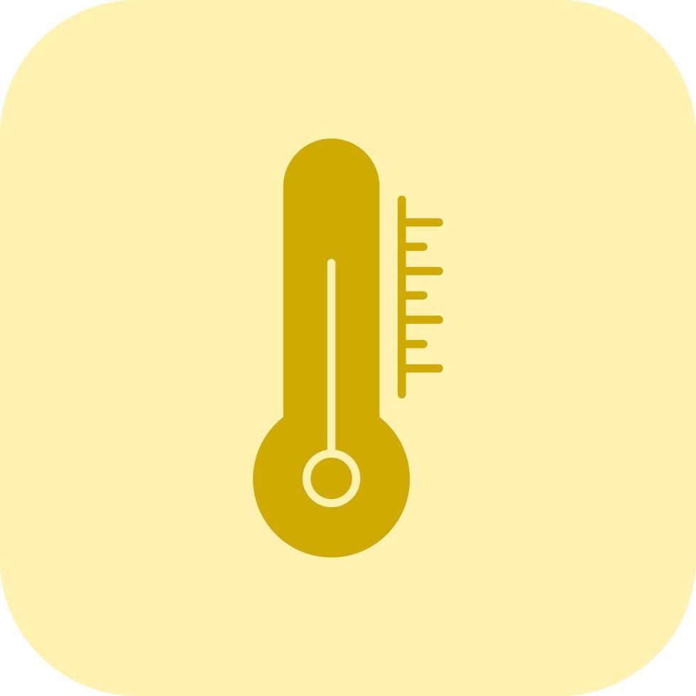 thermometer glyph tritonus icoon vector