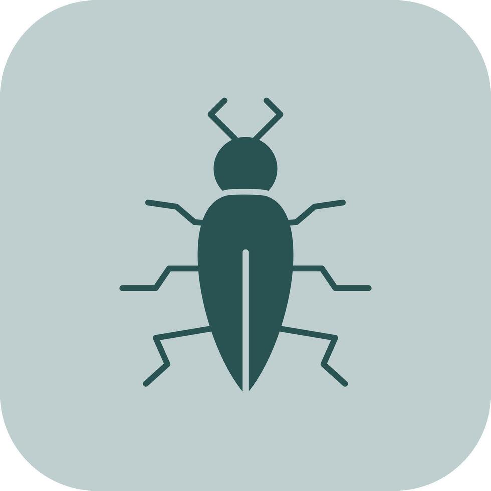 insect glyph tritonus icoon vector