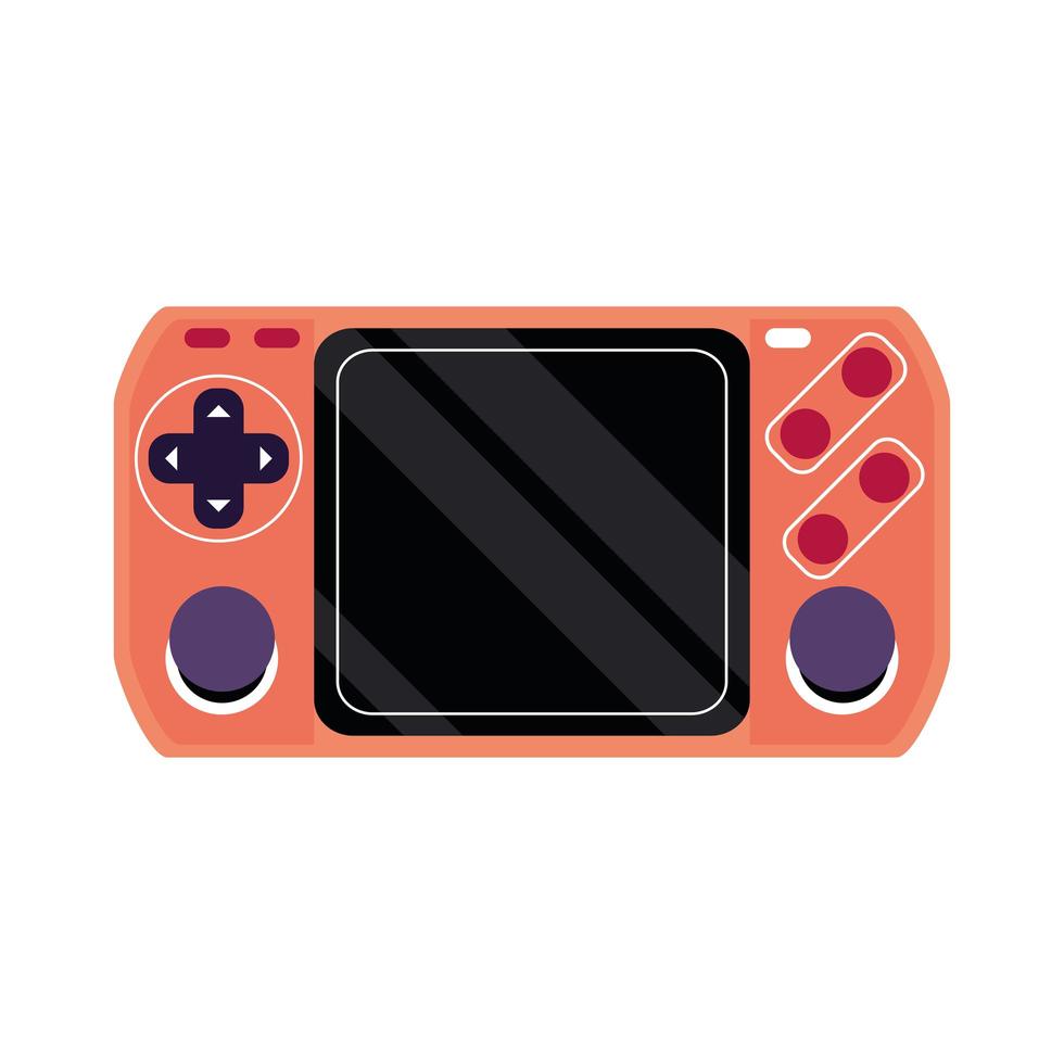 draagbare videogameconsole vector