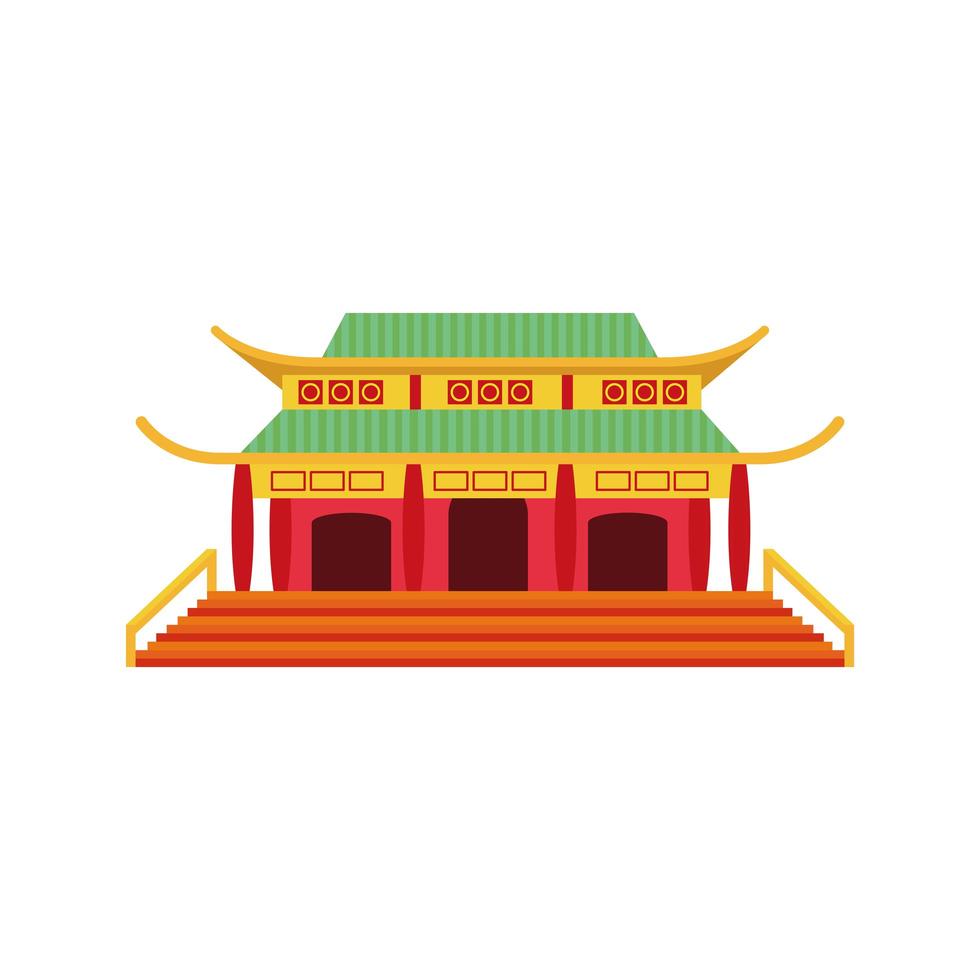 vietnam cultuur tempel vector