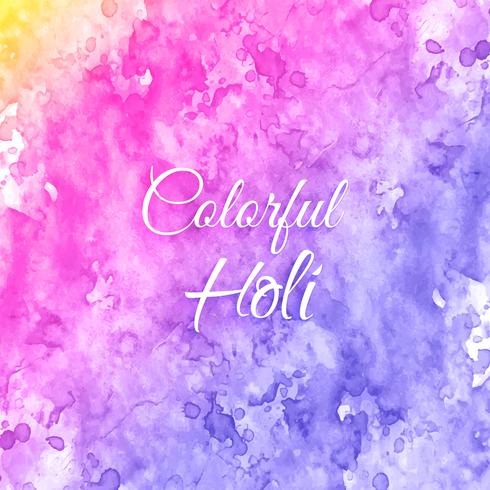 Indian festival Happy Holi-vieringen met kleuren vector