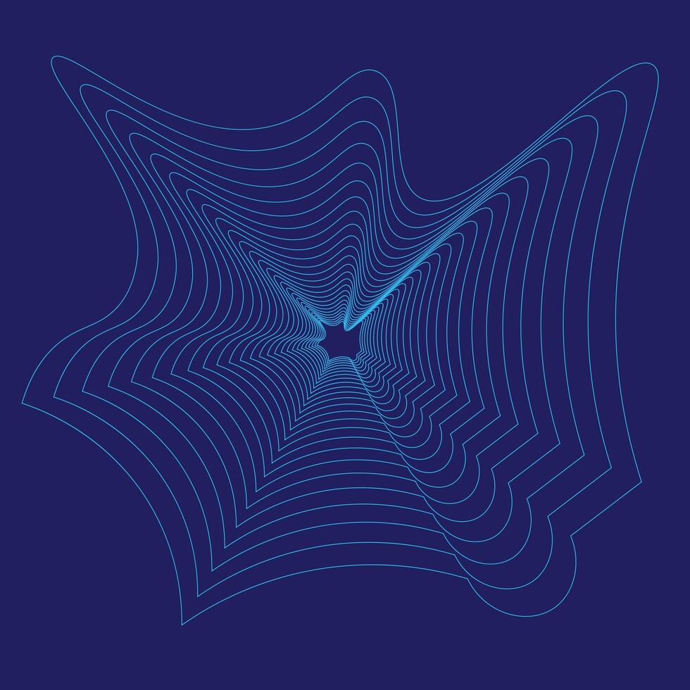 schattig spin web Aan een donker achtergrond vector spin web spin web lijn kunst