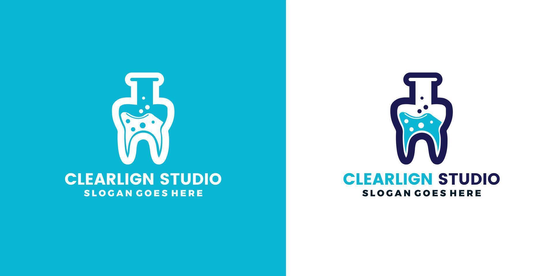 opruimen studio logo ontwerp pro vector