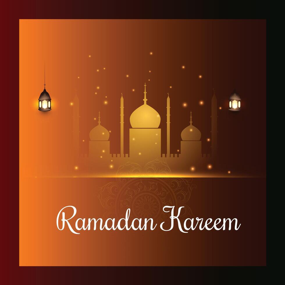 gelukkig Ramadan kareem schoonschrift vector Arabisch kunst