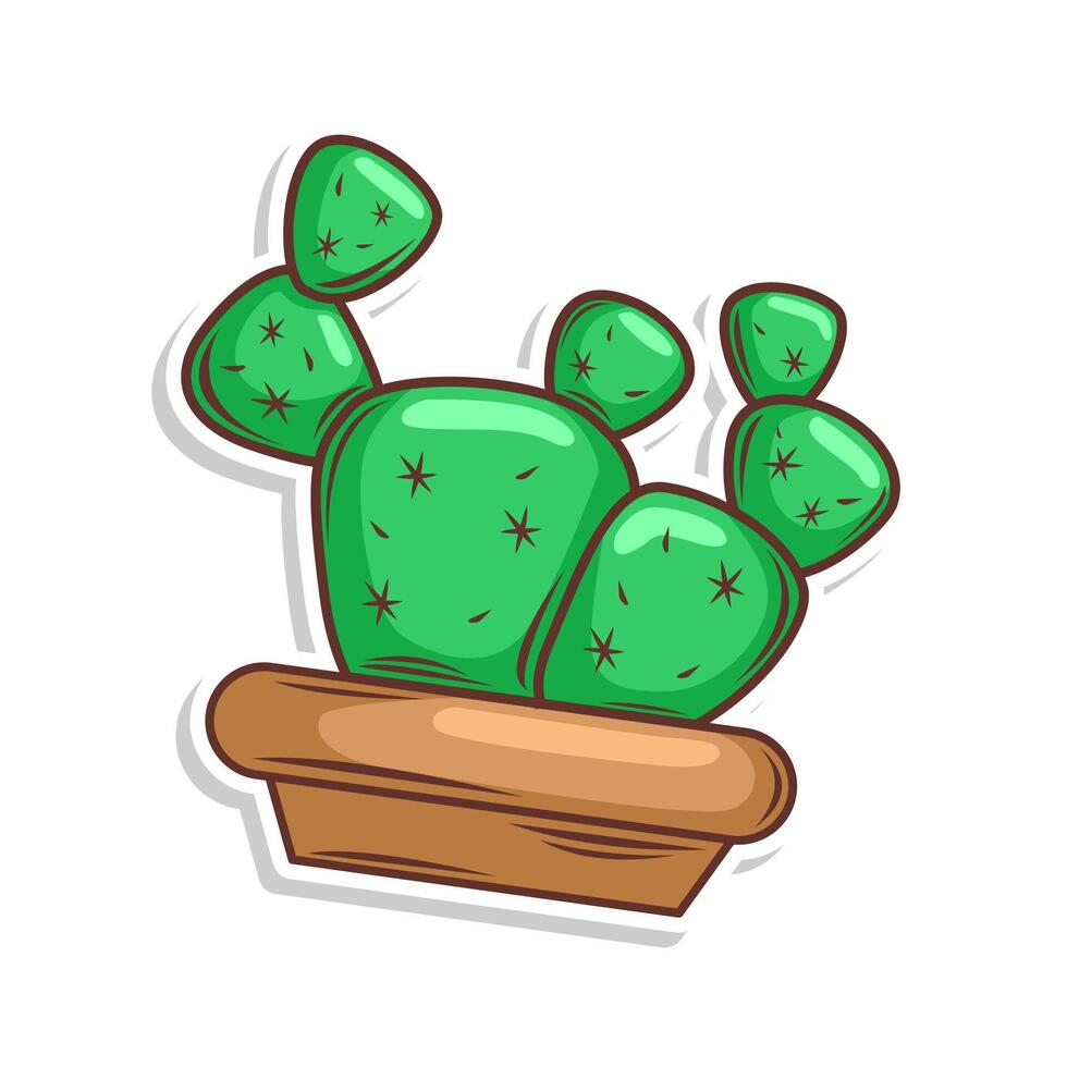 cactus fabriek illustratie vector kunst