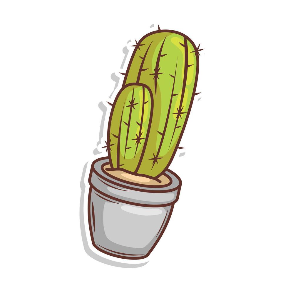 cactus fabriek illustratie vector kunst