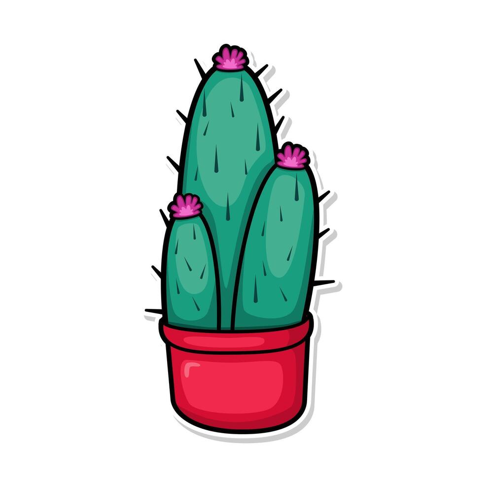 cactus fabriek illustratie vector kunst