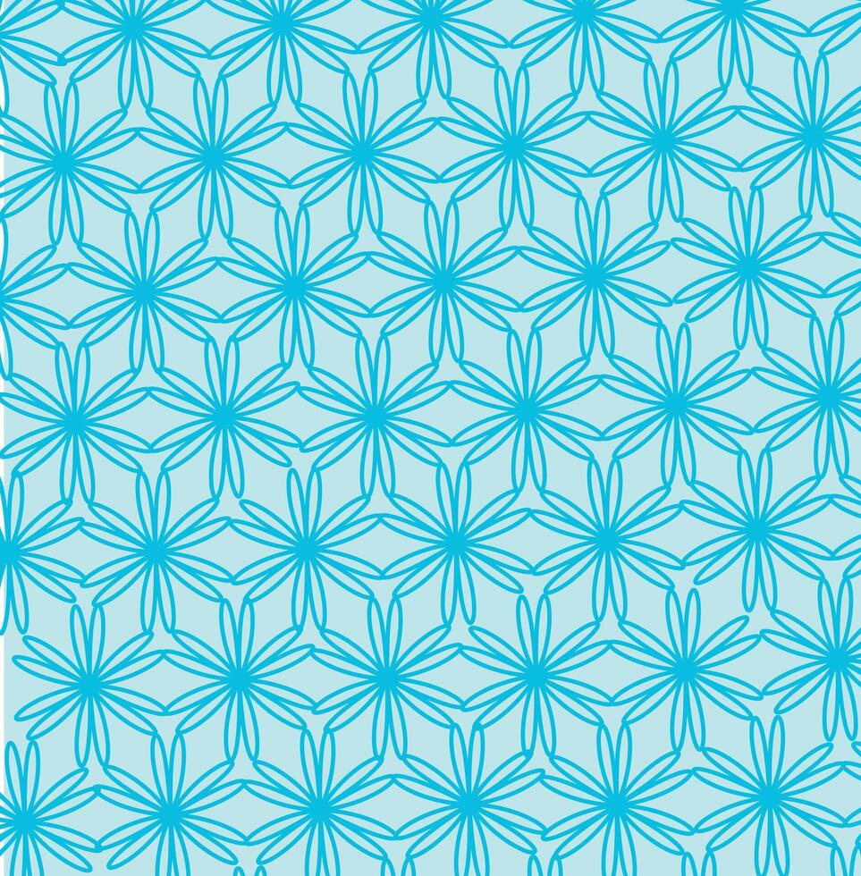 modieus abstract meetkundig bloemen blauw achtergrond, Super goed ontwerp voor ieder doel. ornament vector