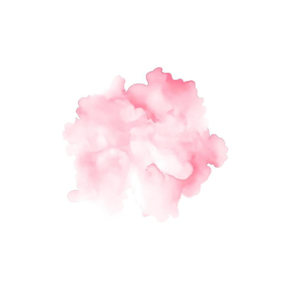 abstracte roze aquarel water splash op een witte achtergrond vector