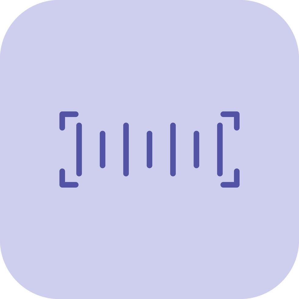 bar code glyph tritonus icoon vector