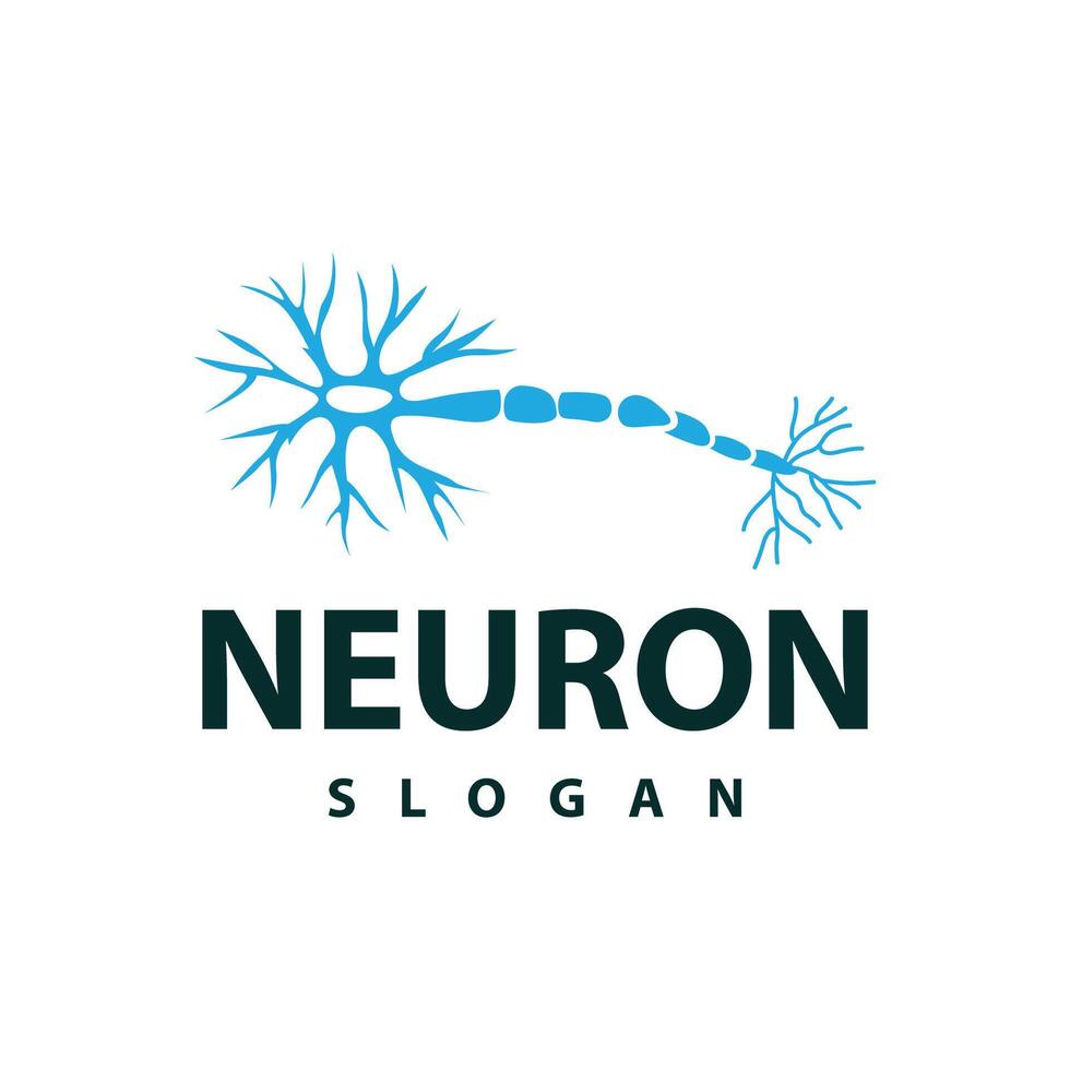 neuron logo gemakkelijk ontwerp netwerk CEL technologie deeltjes sjabloon illustratie vector