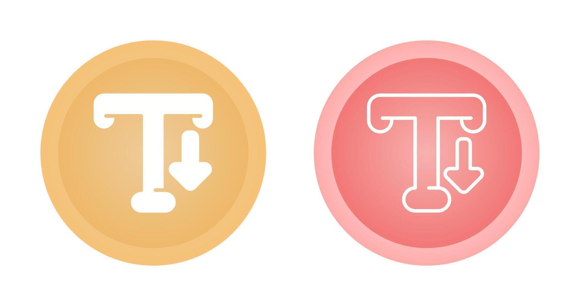 typografie vector pictogram