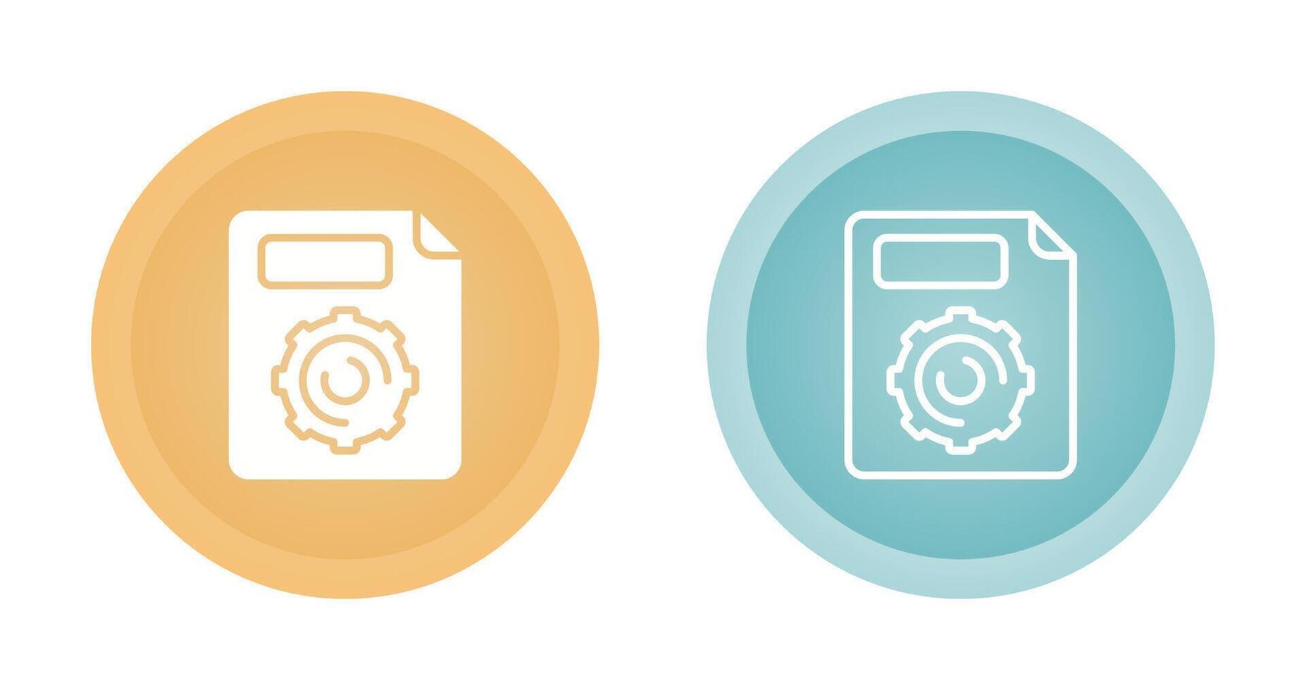 instellingen vector pictogram