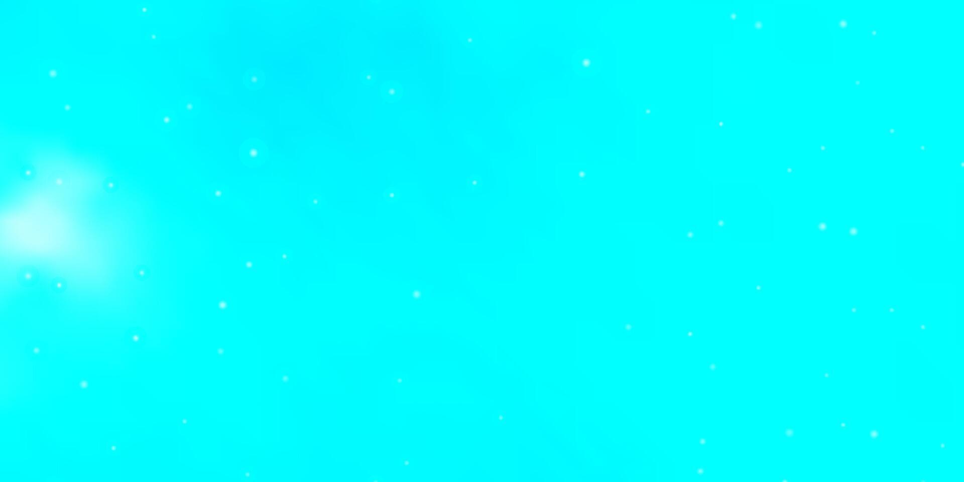 lichtblauwe vectormalplaatje met neonsterren. vector