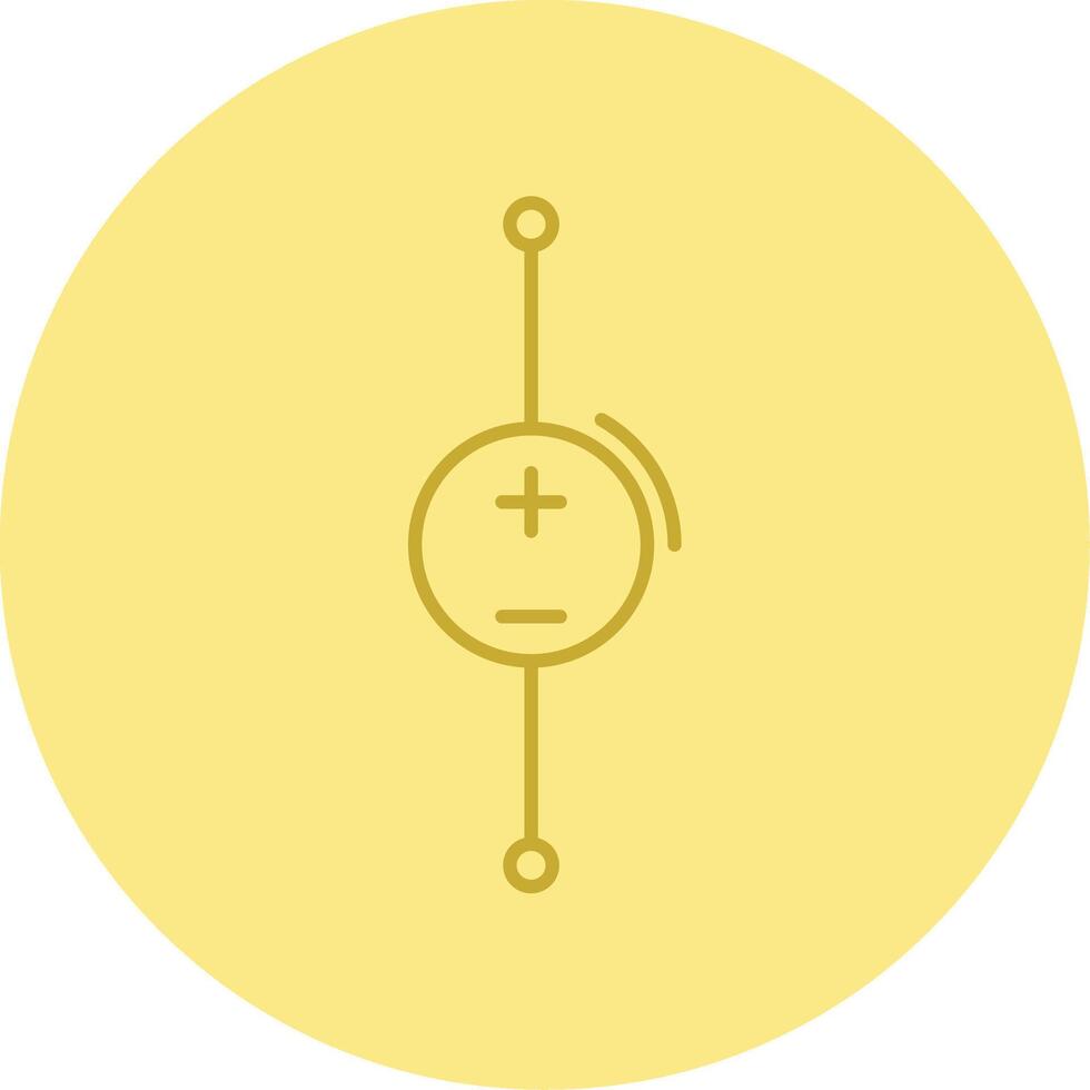 dc Spanning bron lijn cirkel veelkleurig icoon vector