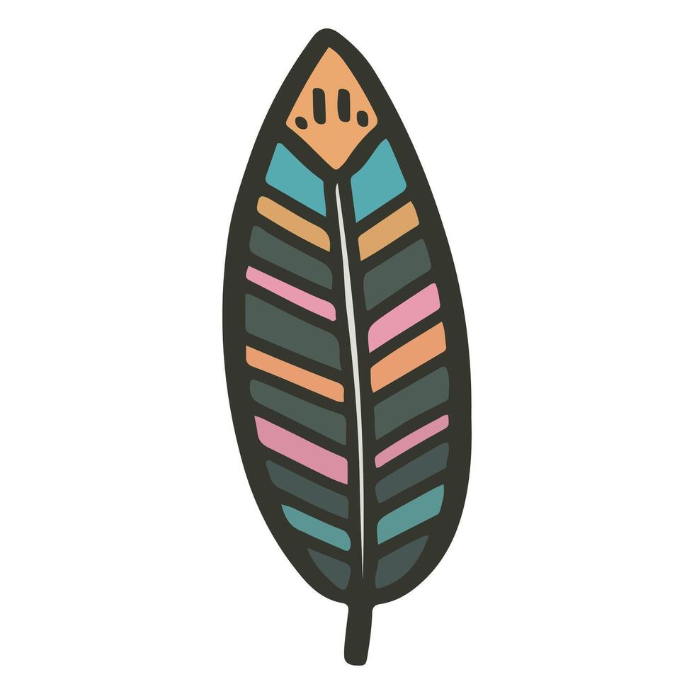 schattig tekenfilm boho kinderkamer element. tekening kind hand- getrokken stijl. vector