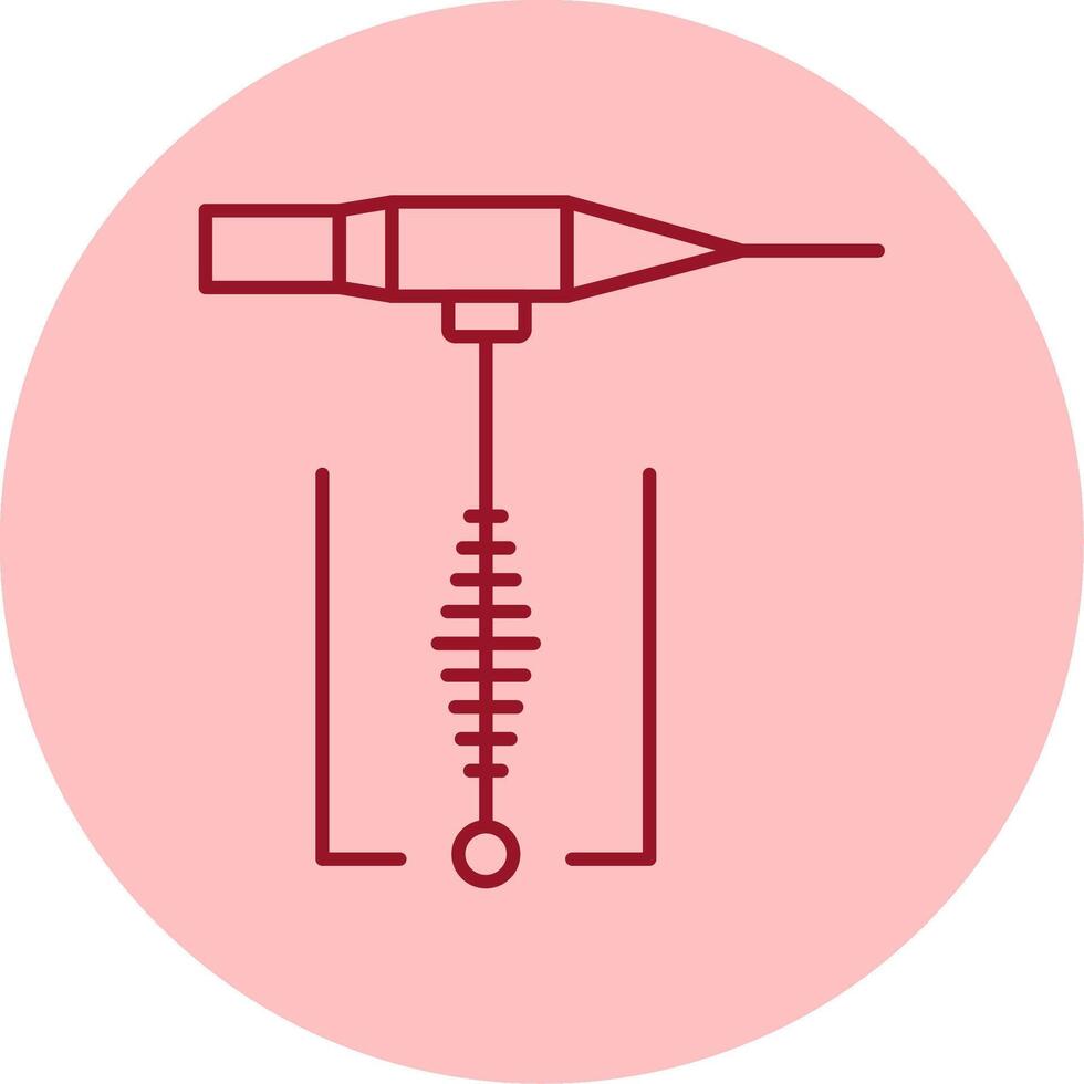 lassen lijn cirkel veelkleurig icoon vector