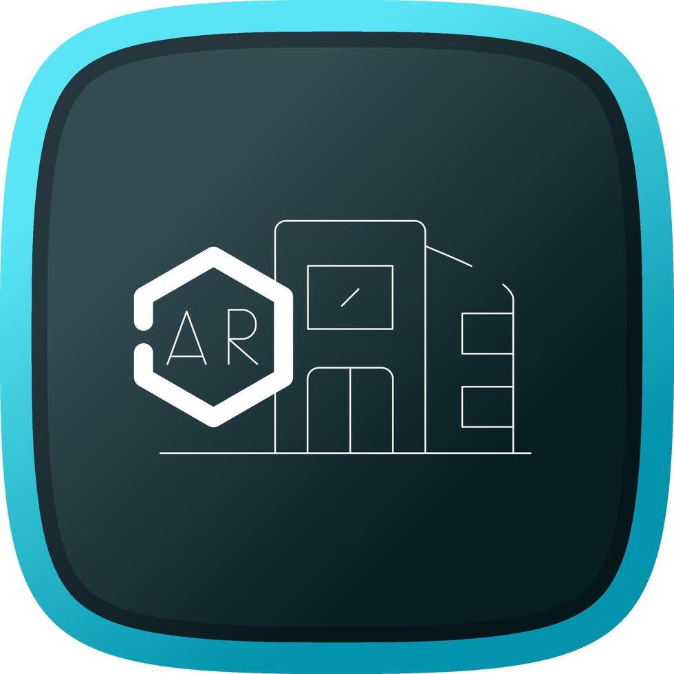 ar stad creatief icoon ontwerp vector