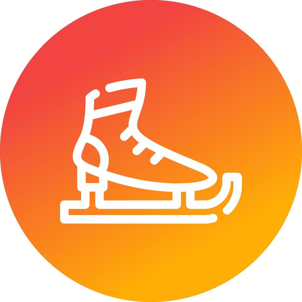 ijs skates creatief icoon ontwerp vector