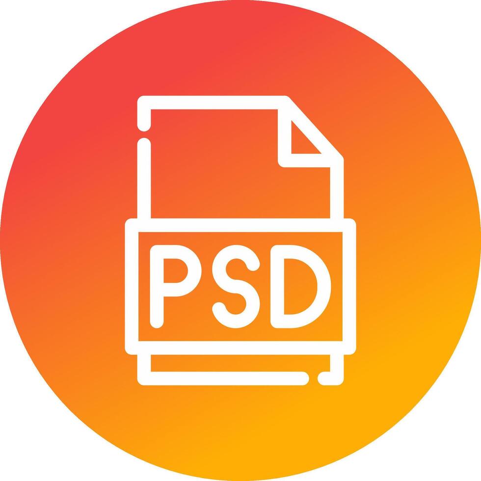 psd het dossier creatief icoon ontwerp vector