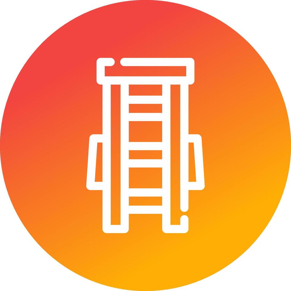 ladder creatief icoon ontwerp vector