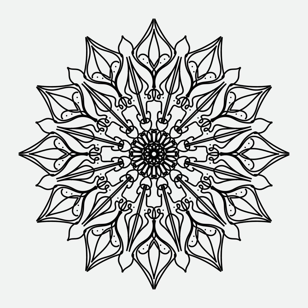 decoratieve concept abstracte mandala illustratie. eps 10 vector