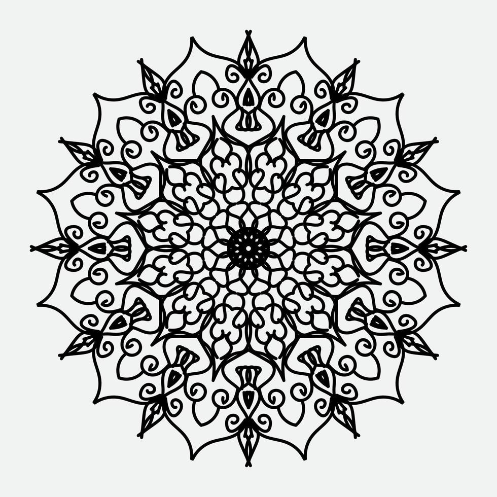 decoratieve concept abstracte mandala illustratie. eps 10 vector