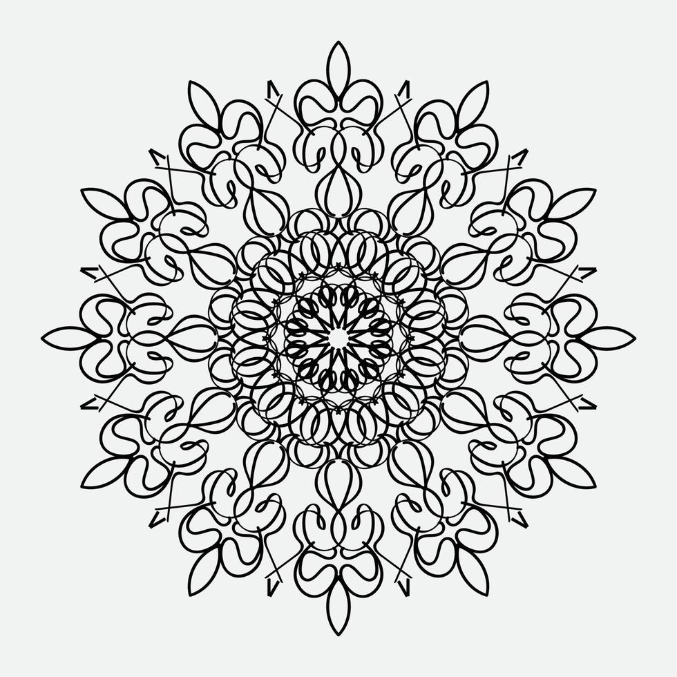 decoratieve concept abstracte mandala illustratie. eps 10 vector