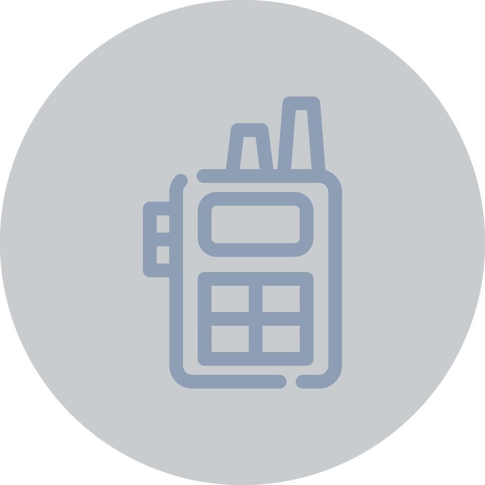 walkie talkie creatief icoon ontwerp vector