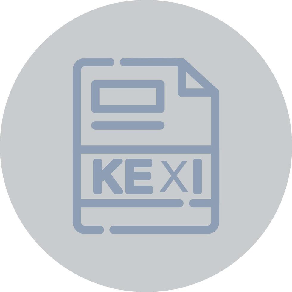 kexi creatief icoon ontwerp vector