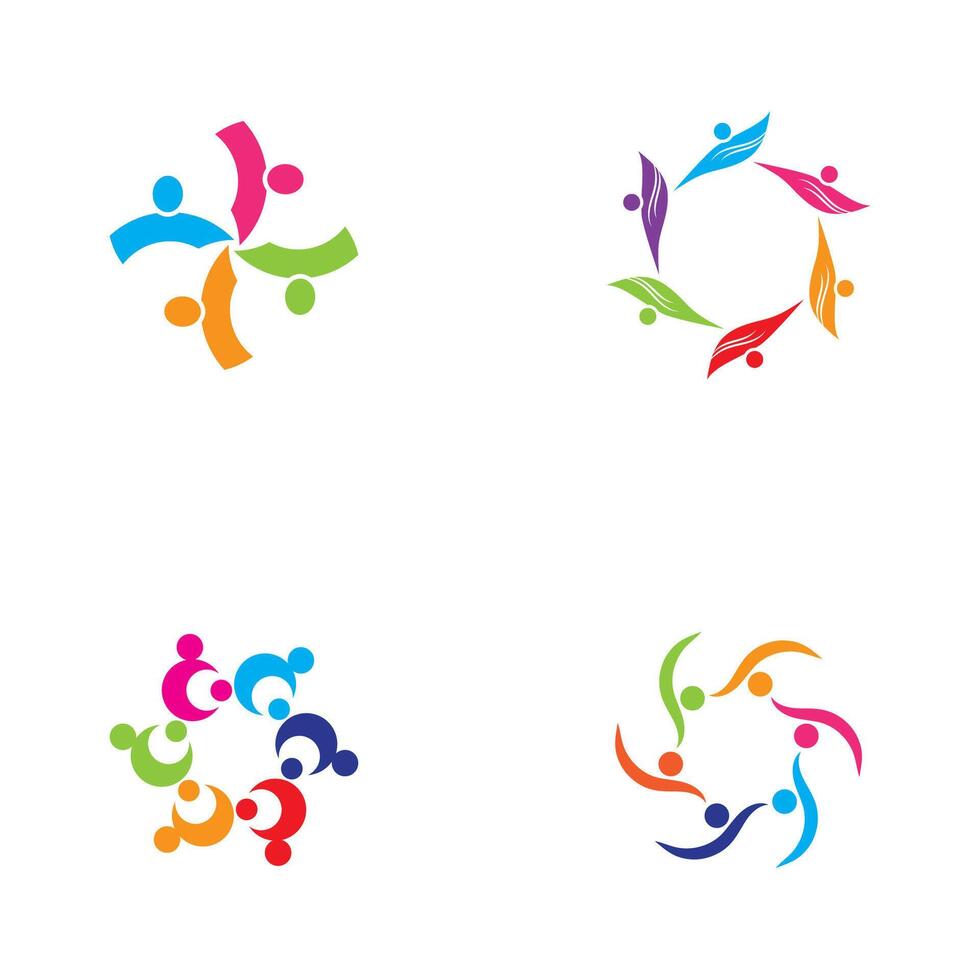 ontwerpsjabloon voor community-, netwerk- en sociale pictogrammen vector