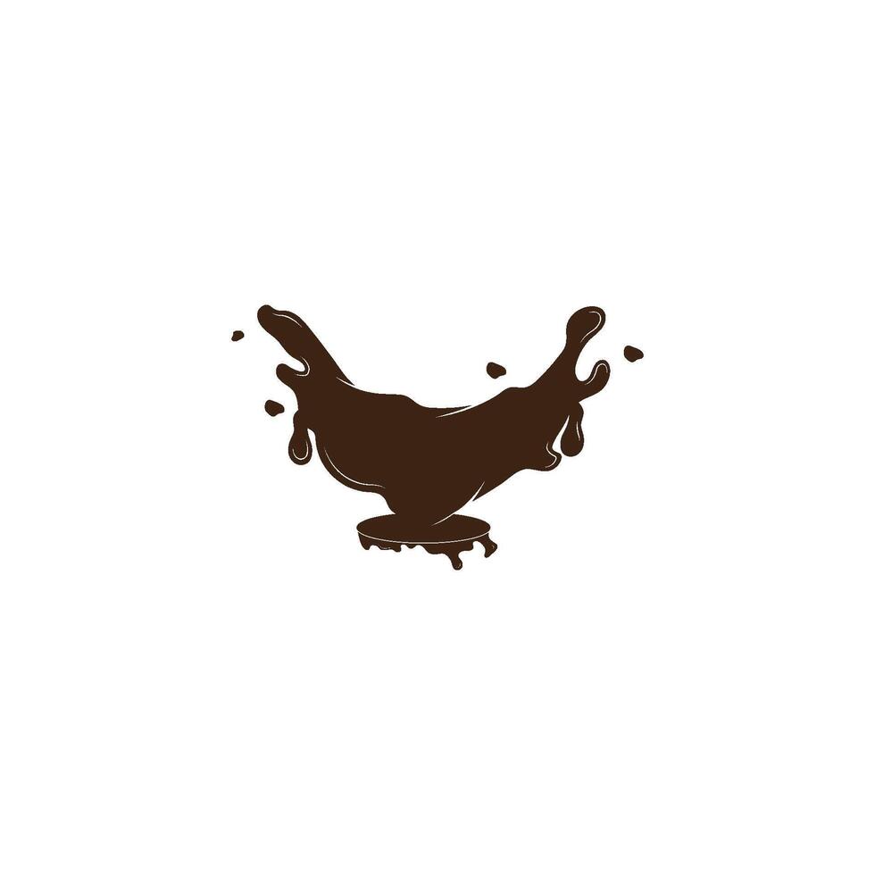 chocola logo ontwerp vector illustratie, creatief chocola logo ontwerp concept sjabloon