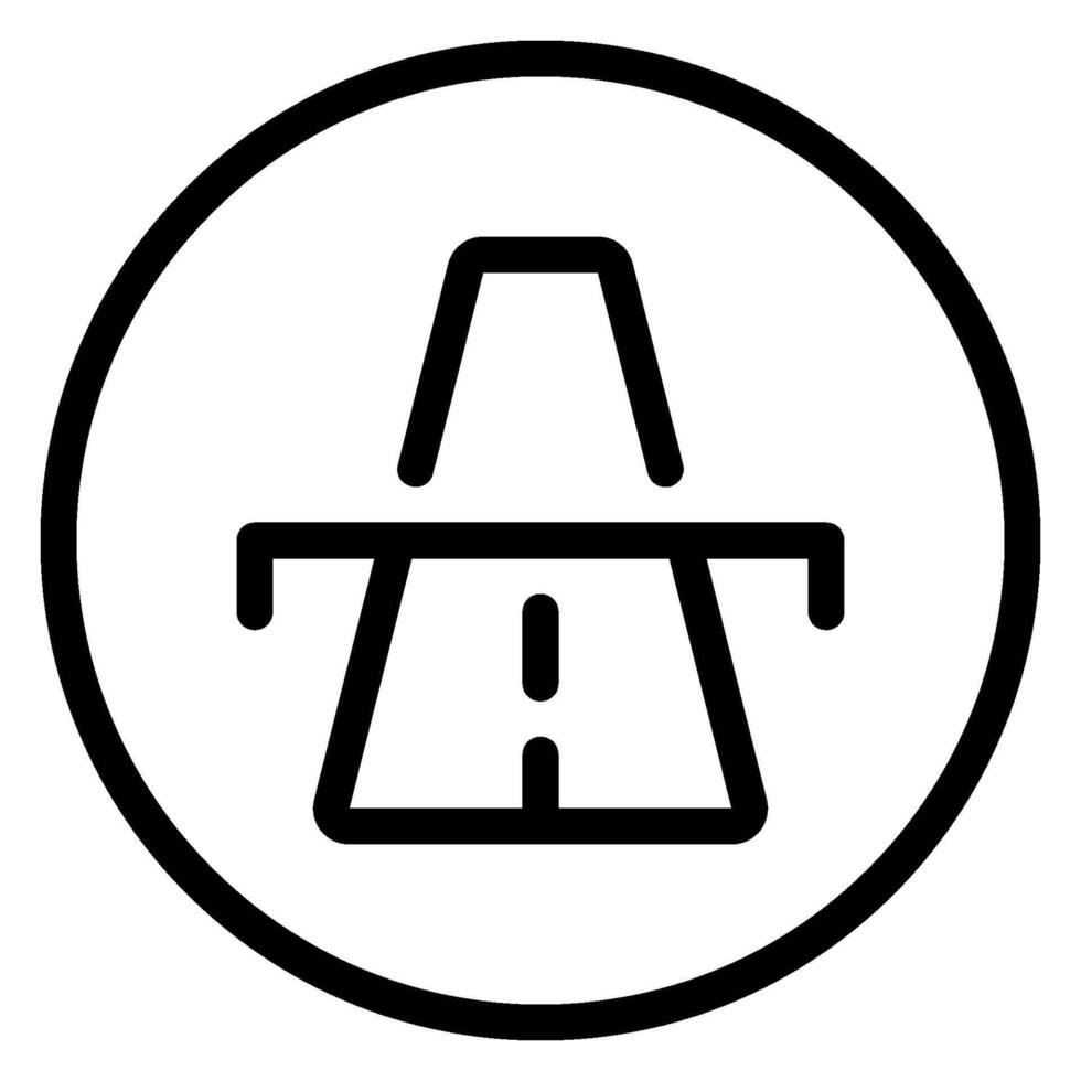 pictogram voor geen parkeerlijn vector