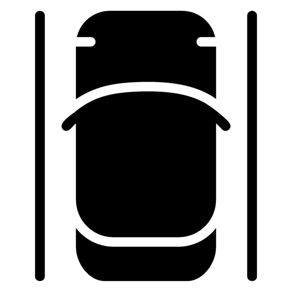 glyph-pictogram parkeerplaats vector