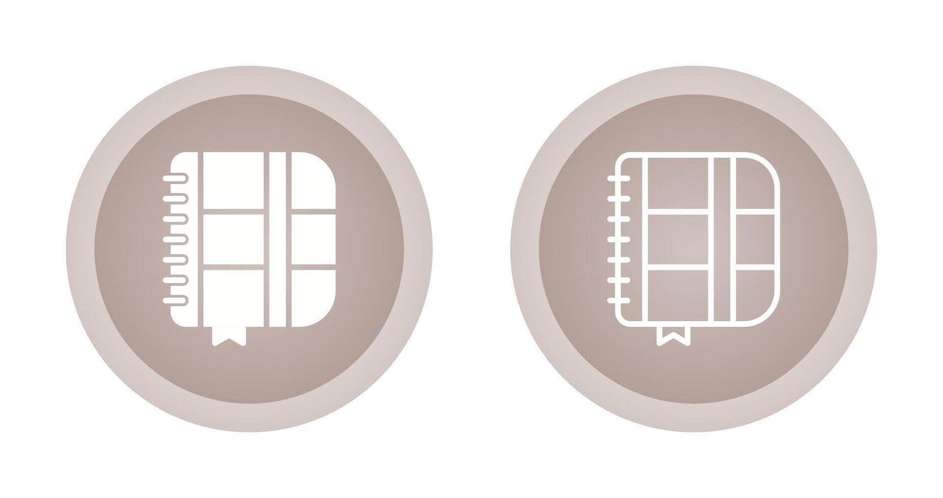 notebook vector pictogram