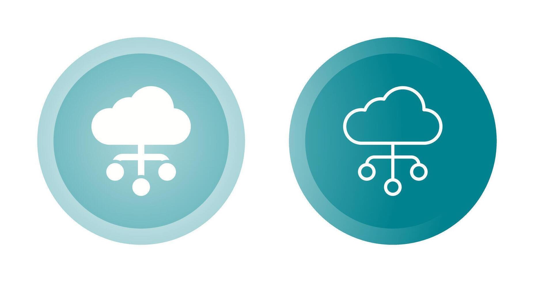 cloud computing vector icon