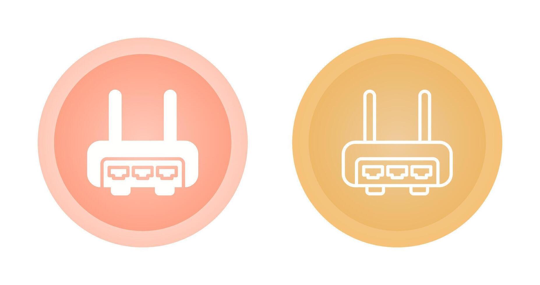 router vector pictogram