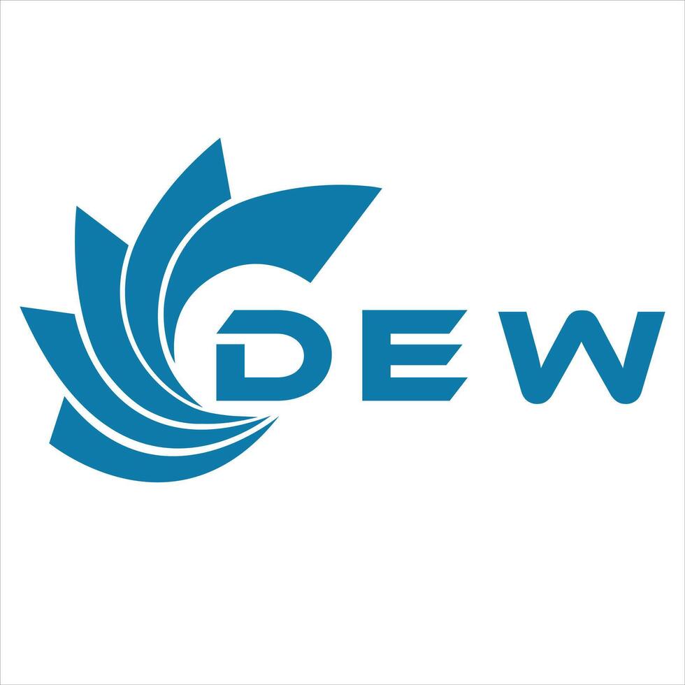 dauw brief ontwerp. dauw brief technologie logo ontwerp Aan wit achtergrond. vector