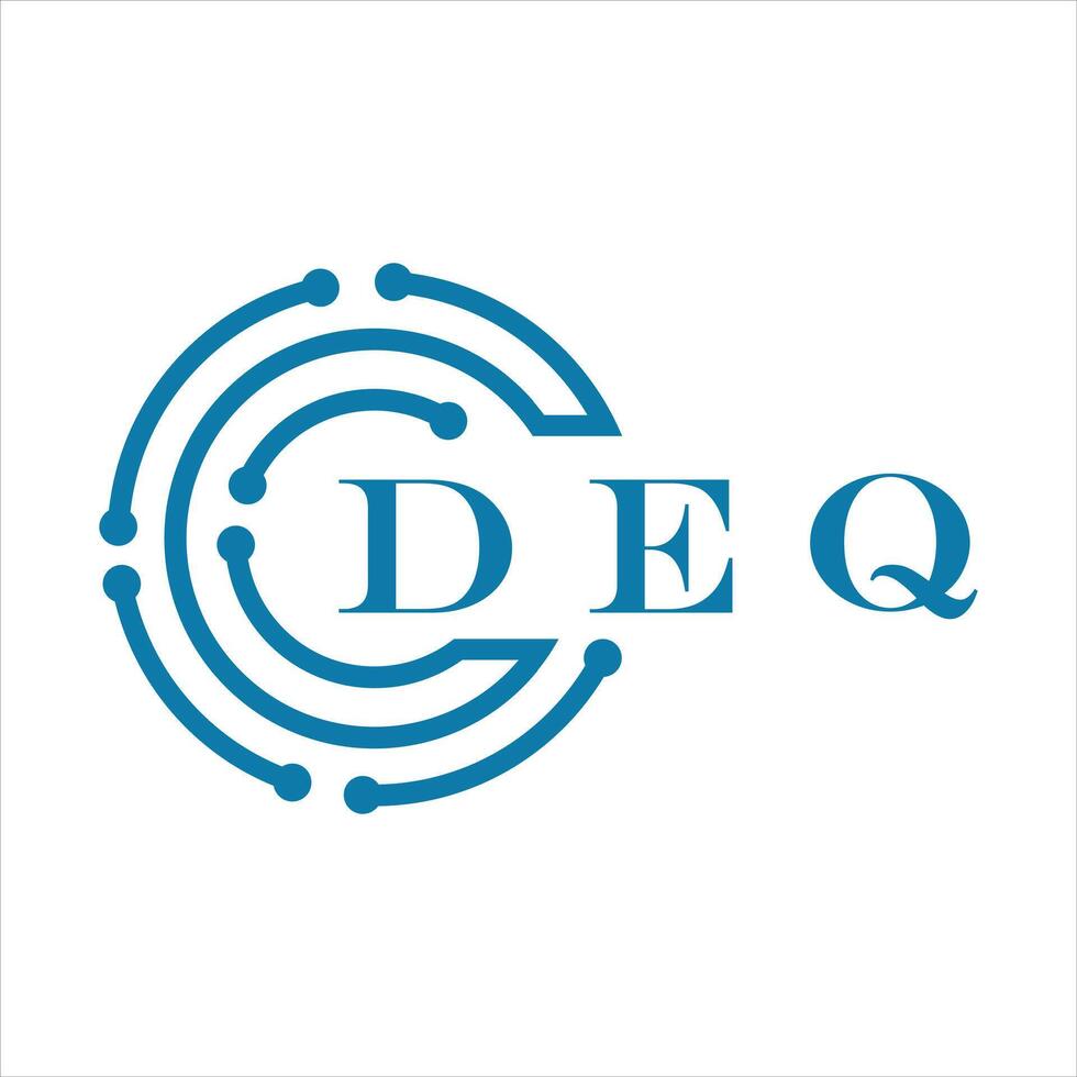 de Q brief ontwerp. de Q brief technologie logo ontwerp Aan wit achtergrond. vector